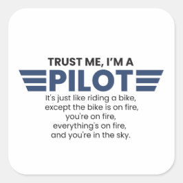 私おもしろいはパイロット引用文 スクエアシール