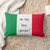 私おもしろいはボスフイタリアンラグ装飾用クッション ランバークッション (ブランケット)