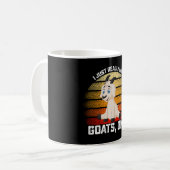 私おもしろいはヤギが大好き コーヒーマグカップ (正面左)