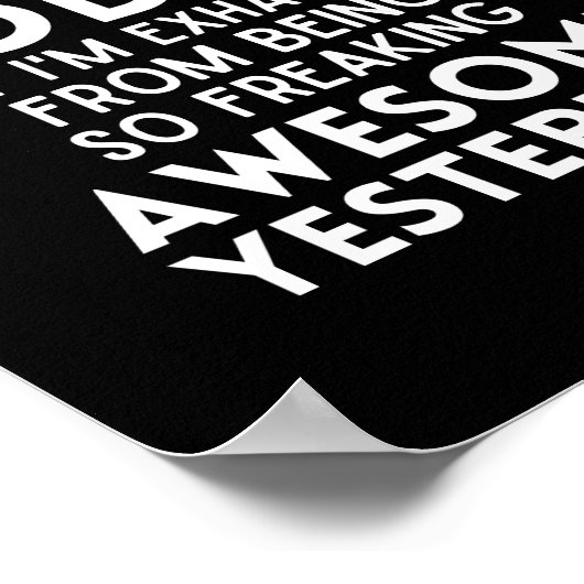 私おもしろいは今日になりたいと思ってい素晴らしる引用文 ポスター (角)