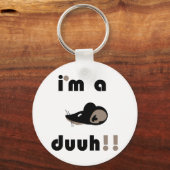 私おもしろいは口が利く!! キーホルダー (正面)