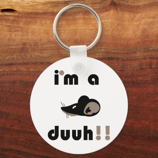 私おもしろいは口が利く!! キーホルダー (正面)