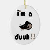 私おもしろいは口が利く!! セラミックオーナメント (右)