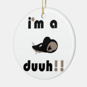 私おもしろいは口が利く!! セラミックオーナメント (左)