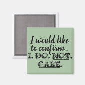 私おもしろいは固気に定 マグネット (正面/裏面)