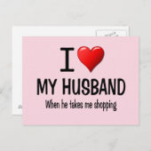 私おもしろいは夫を愛している ポストカード (正面/裏面)