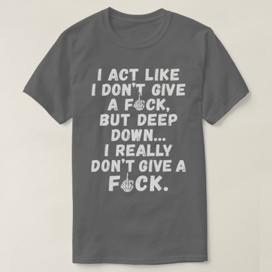 私おもしろいは尻尾を出せ与えずの深いを落とす Tシャツ (デザイン正面)