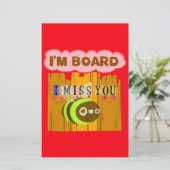 私おもしろいは恋しく思退屈だ 便箋 (スタンド正面)