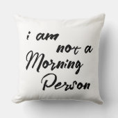 私おもしろいは朝顔ではない クッション (正面)