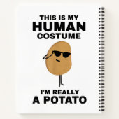 私おもしろいは本当にポテトだ ノートブック (裏面)