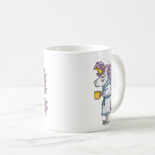 私おもしろいは気にコーヒーが欲しい日を決めないで コーヒーマグカップ (正面右)