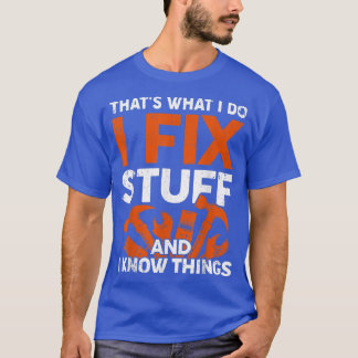 私おもしろいは物と私は物事を知っている Tシャツ