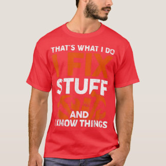 私おもしろいは物と私は知っているものを行う Tシャツ