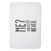 私おもしろいは皮肉な バスマット (正面縦)