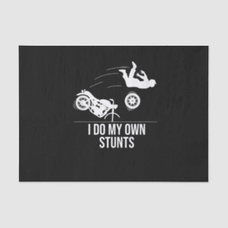 私おもしろいは自分のスタントバイクカッコいいギフトマンをする 薄葉紙