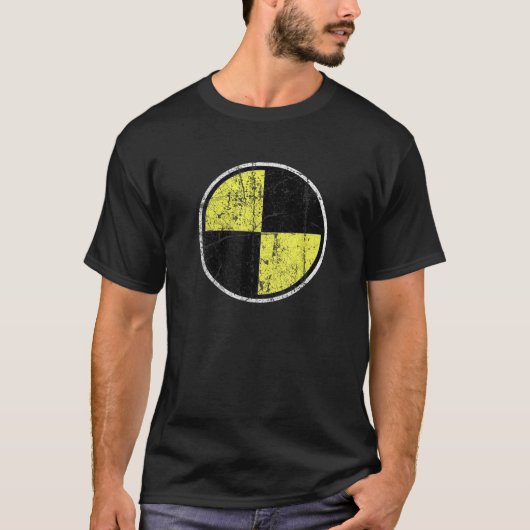 私おもしろいは自分のスタントブレーク修正Repeat Crash Tesをする Tシャツ (正面)