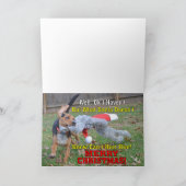 私おもしろいは良い男の子のクリスマスだった シーズンカード (内部)