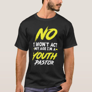 私おもしろいは若い牧師キリストである Tシャツ