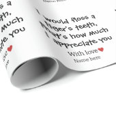 私おもしろいは虎の歯を浮かべるだろう ラッピングペーパー (ロールコーナー)