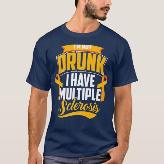 私おもしろいは複飲数の硬化症MSを持っていない。 Tシャツ (正面)
