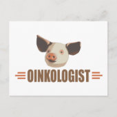 私おもしろいは豚が大好き ポストカード (正面)