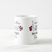 私おもしろいは走乗る コーヒーマグカップ (中央)