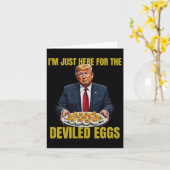 私おもしろいは開発のためにここにいるトランプ感謝祭 カード (黄色い花)