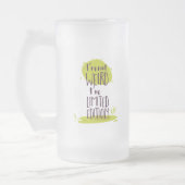 私おもしろいは限定版風変わりではない フロストグラスビールジョッキ (左)