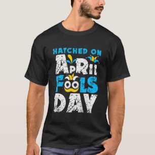 私おもしろいは4祝月の愚か者の日プランクスターに注意 Tシャツ