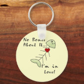 私おもしろいはTシャツとギフトが大好き キーホルダー (正面)