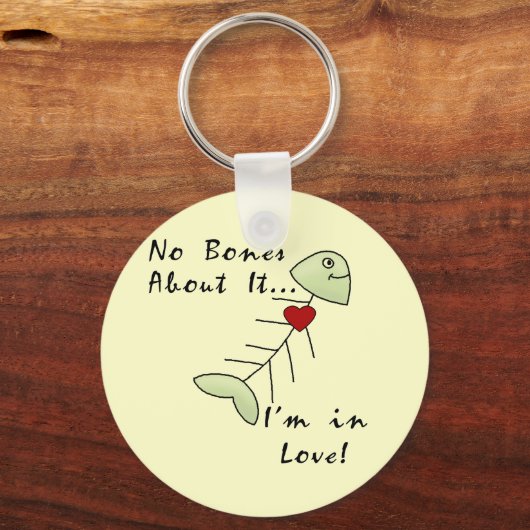 私おもしろいはTシャツとギフトが大好き キーホルダー (正面)