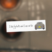 私おもしろいはTopazミストフィガロ車のバンパーステッカーが好き バンパーステッカー