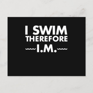 私おもしろいを泳ぐ泳ぐ人のために泳ぐ ポストカード