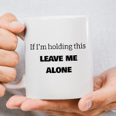 私おもしろい離れ一人のコーヒーマグ コーヒーマグカップ