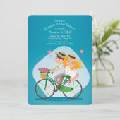 私およびあなたはブライダルシャワーの招待状をつなぎます 招待状 (スタンド正面)