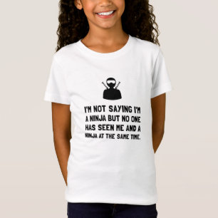 私および忍者 Tシャツ
