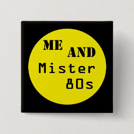 私および氏80sのロゴ 缶バッジ