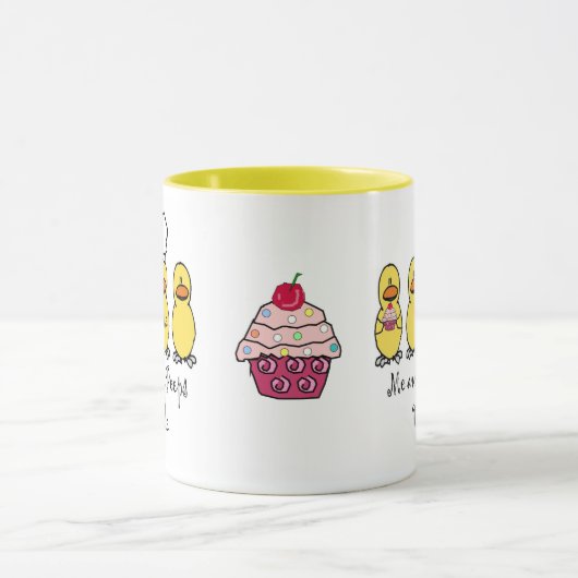 私および私ののぞき見はマグを焼きます マグカップ (中央)