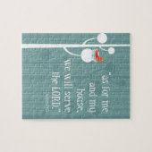 私および私の家に関しては ジグソーパズル (横)