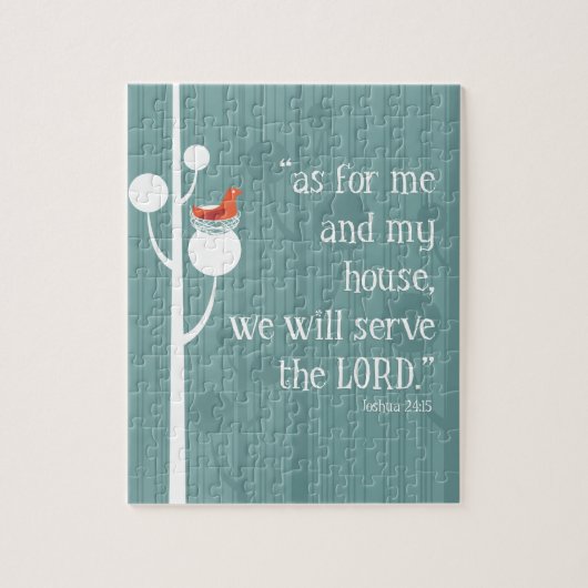 私および私の家に関しては ジグソーパズル (縦)