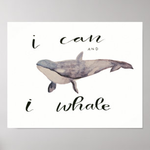 私およびIのクジラはできます ポスター