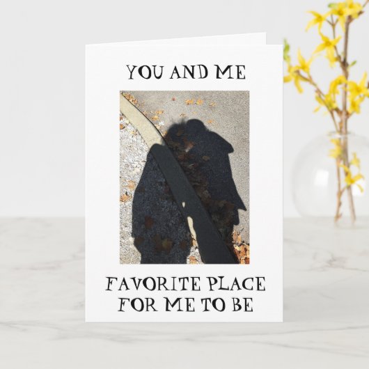 私お気に入りのの家=1周年 カード (黄色い花)