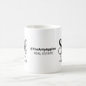 私お気に入りのの4文字の言葉実在を不動産の代理人に売った コーヒーマグカップ (中央)