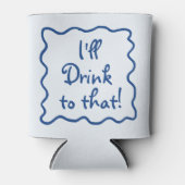 私お洒落はそのクーラーボックスに飲む 缶クーラー (正面)