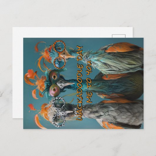 私からあなたへのワックドールの日 ポストカード (正面/裏面)