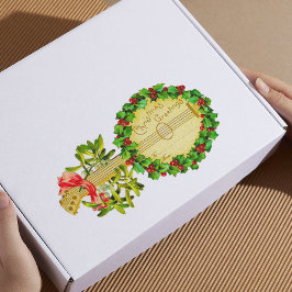 私からあなたへのヴィンテージクリスマスプレゼントのラベルラベル シール