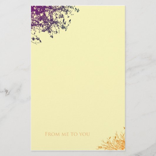 私からあなたへの 便箋 (正面)