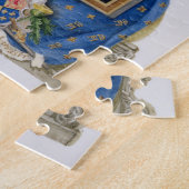 「私からのスコット(1542-87年)のメリー女王のポートレート ジグソーパズル (側面)