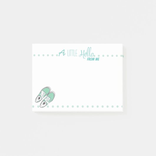 私からの少しカジュアルなこんにちは付箋 ポストイット (正面)