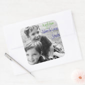 私からの贈り物！ラベルカスタムシール スクエアシール (封筒)